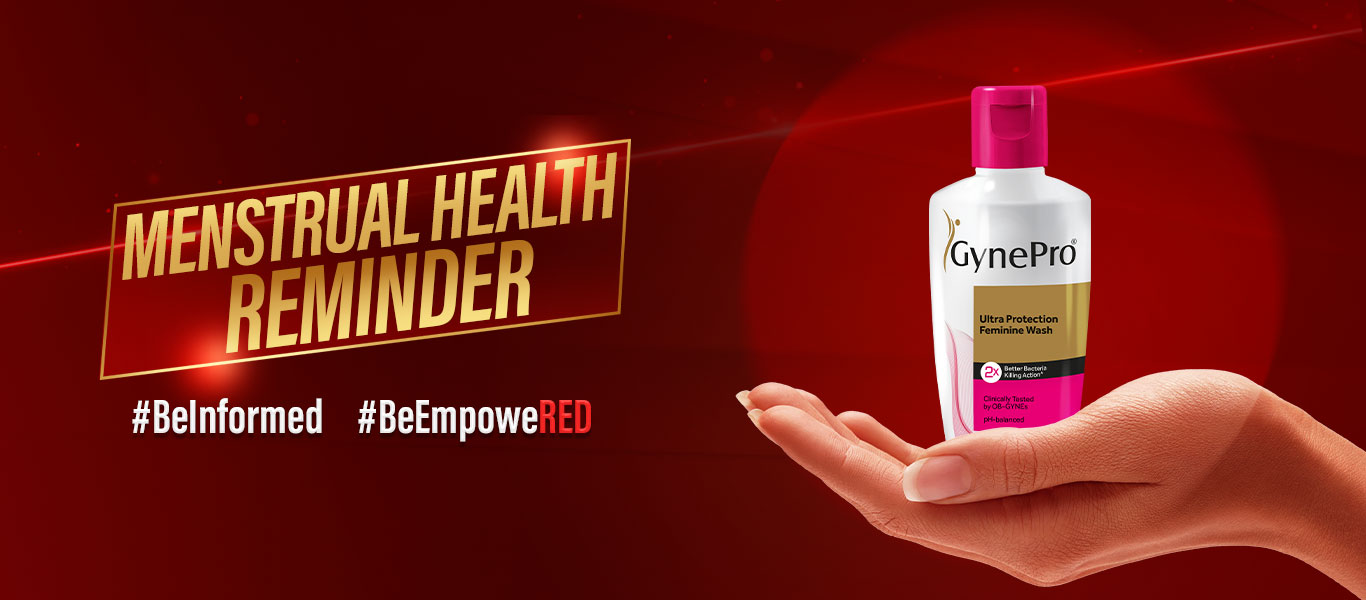 Don't stress out during red days - let GynePro help you today!
